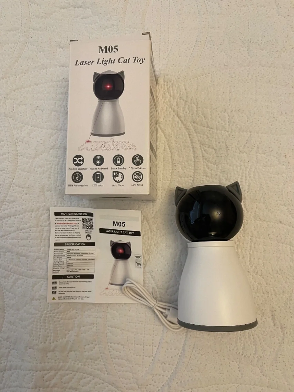 MO5 Laser Light Cat Toy NIB